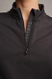 Detail van Donkergrijs golftruitje met lange mouwen  door Dansaert Golf Club voor Dames