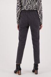 Donkergrijze broek met elastische tailleband  van Diane Laury voor Dames
