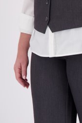 Detail van Donkergrijze broek door ONLY Carmakoma voor Dames