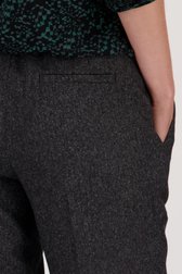 Donkergrijze geklede broek - 7/8 lengte van Opus voor Dames