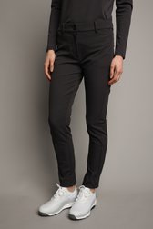 Extra foto 3 van Donkergrijze golfbroek met elastische tailleband door Dansaert Golf Club voor Dames