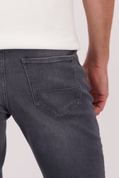 Detail van Donkergrijze jeans - Lars - Slim fit - L32 door Liberty Island Denim voor Heren