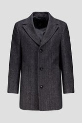 Productfoto 2 van Donkergrijze mantel in tweed door Dansaert Black voor Heren