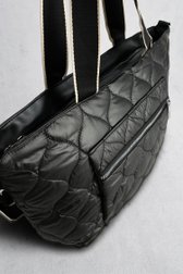 Productfoto 1 van Donkergrijze schoudertas met doorgestikt motief door Liberty Island voor Dames