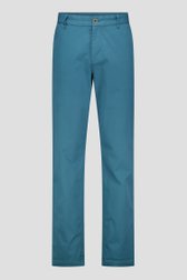 Donkergroene chino broek met regular fit van Dansaert Blue voor Heren
