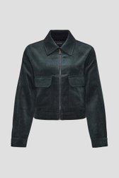 Productfoto 1 van Donkergroene corduroy vest door Opus voor Dames