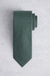 Voorkant van Donkergroene gemêleerde das door Liberty Island voor Heren