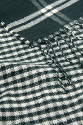 Donkergroene geruite cape van Opus voor Dames