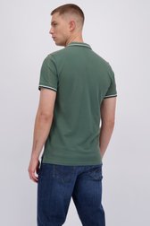 Achterkant van Donkergroene polo met korte mouwen door Only & Sons voor Heren