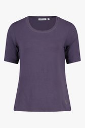 Donkerpaars T-shirt van Bicalla voor Dames