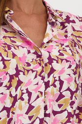 Donkerpaarse blouse met bloemenprint van JDY voor Dames