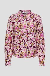 Donkerpaarse blouse met bloemenprint van JDY voor Dames