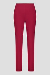 Productfoto 2 van Donkerrode slim fit broek door Claude Arielle voor Dames