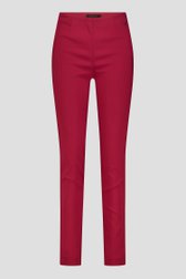 Productfoto 4 van Donkerrode slim fit broek door Claude Arielle voor Dames