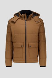 Photo produit 1 de Doudoune marron avec capuche amovible de Ravøtt pour Hommes