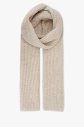 Écharpe beige clair scintillante de Opus pour Femmes