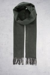 Écharpe d'hiver en vert et gris de Michaelis pour Hommes