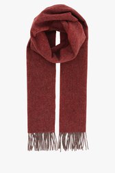 écharpe en laine bordeaux et grise de Michaelis pour Hommes