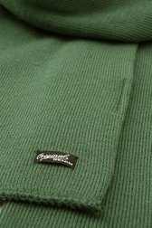 Écharpe en tricot côtelé vert foncé de Jefferson pour Hommes