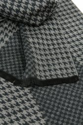 Écharpe grise avec motif pied-de-poule vert de Michaelis pour Hommes