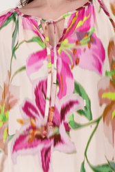 Ecru blouse met bloemen van Geisha voor Dames