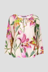 Ecru blouse met bloemen van Geisha voor Dames