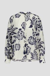 Ecru blouse met bloemenprint van More & More voor Dames