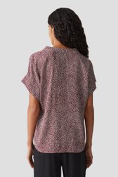 Ecru blouse met bordeaux print van Opus voor Dames