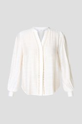 Productfoto 1 van Ecru blouse met decoratief haakdetail door Yest Curve voor Dames