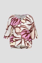 Ecru blouse met grafische print van D'Auvry voor Dames