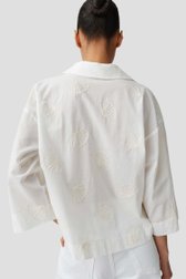 Achterkant van Ecru blouse met schelpen door Opus voor Dames