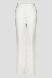 Ecru bouclé broek van D'Auvry voor Dames