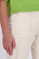Detail van Ecru broek - 7/8 lengte door Libelle voor Dames