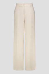 Productfoto 1 van Ecru broek met wijde broekspijpen door More & More voor Dames