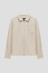 Productfoto 1 van Ecru cardigan met lange mouwen en rits door Bluefields voor Heren