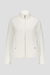 Productfoto 1 van Ecru cardigan met rits  door Claude Arielle voor Dames