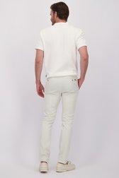 Achterkant van Ecru chino - Milano - Slim fit  door Brassville voor Heren