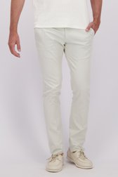 Detail van Ecru chino - Milano - Slim fit  door Brassville voor Heren