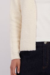 Detail van Ecru gemêleerde cardigan door Liberty Island voor Dames