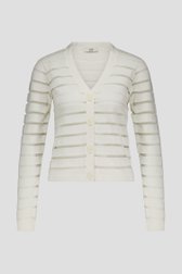 Ecru gestreepte cardigan van JDY voor Dames