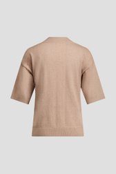 Productfoto 2 van Ecru gestreepte trui met wol door Liberty Loving nature voor Dames