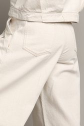 Detail van Ecru jeans - Wide leg fit  door Liberty Island Denim voor Dames