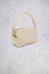 Extra foto 1 van Ecru lederen schoudertasje door D'Auvry voor Dames