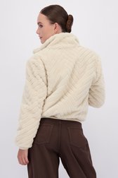 Achterkant van Ecru teddyjas met ritssluiting door Geisha voor Dames
