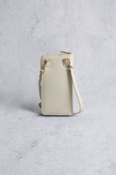 Achterkant van Ecru telefoontasje met portemonnee door Liberty Island voor Dames