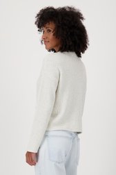 Ecru trui in bouclé van Louise voor Dames