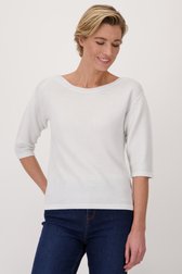 Ecru truitje met glitter van Claude Arielle voor Dames