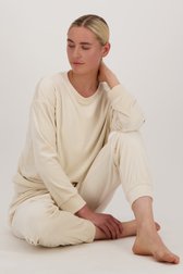 Voorkant van Ecru velvet pyjamaset door Liberty Island voor Dames