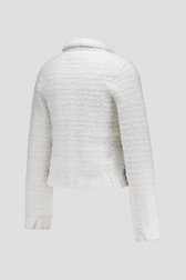Ecru vestje in bouclé van D'Auvry voor Dames