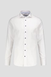 Effen wit hemd - Slim fit van Michaelis voor Heren
